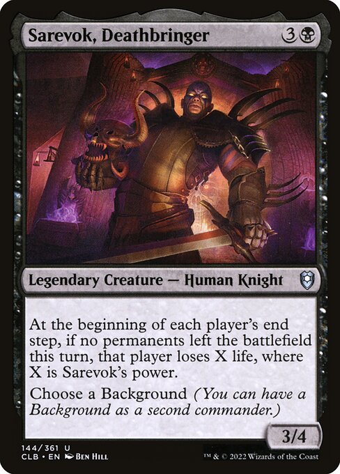 Sarevok, Deathbringer - Commander Legends: Battle for Baldur's Gate - U - 144
