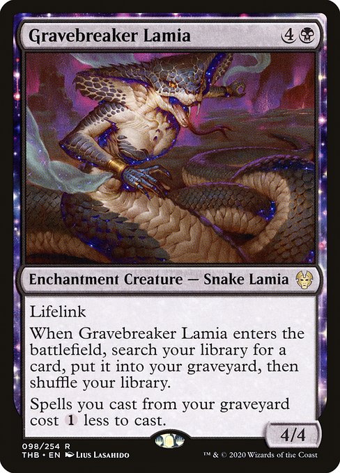Gravebreaker Lamia - Theros Beyond Death - R - 98