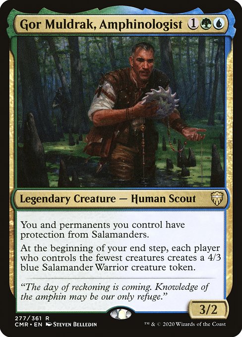 Gor Muldrak, Amphinologist - Commander Legends - R - 277