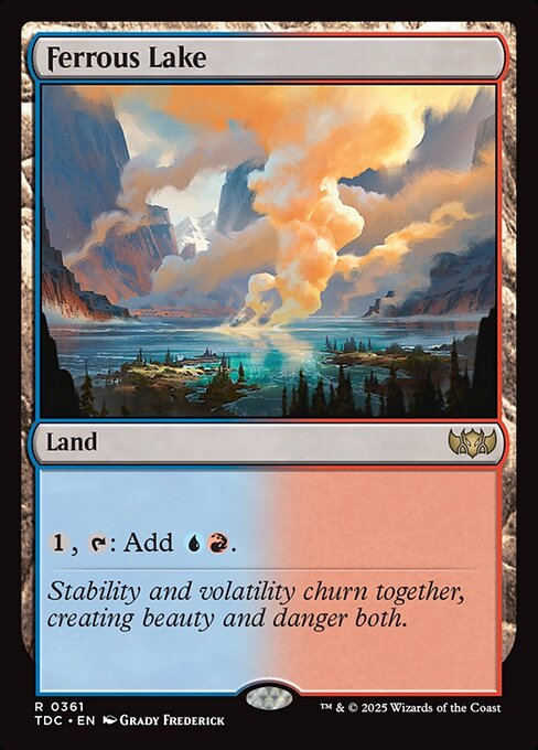 Ferrous Lake - Commander: Tarkir: Dragonstorm - R - 361