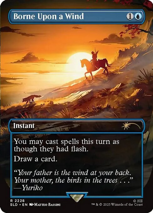 Borne Upon a Wind - Secret Lair Drop Series - R - 2228