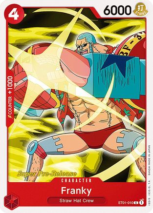 Franky - Super Pre-Release Starter Deck 1: Straw Hat Crew - C - ST01-010