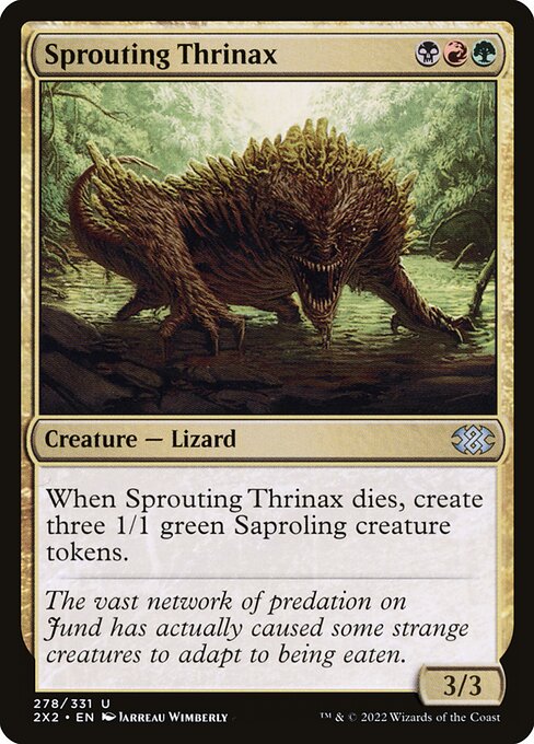Sprouting Thrinax - Double Masters 2022 - U - 278