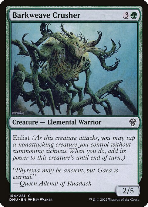 Barkweave Crusher - Dominaria United - C - 154
