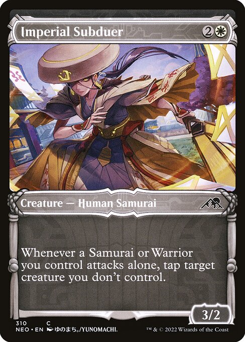 Imperial Subduer (Showcase) - Kamigawa: Neon Dynasty - C - 310