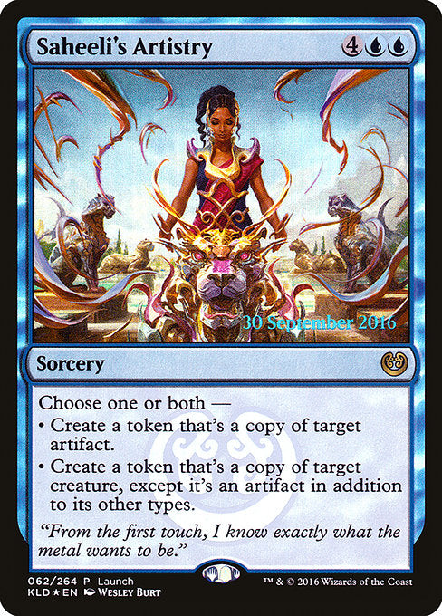 Saheeli's Artistry - Prerelease Cards - R - 62