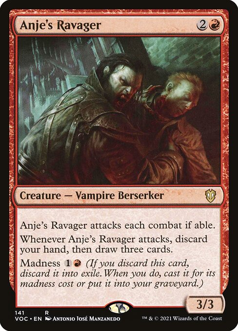 Anje's Ravager - Commander: Innistrad: Crimson Vow - R - 141