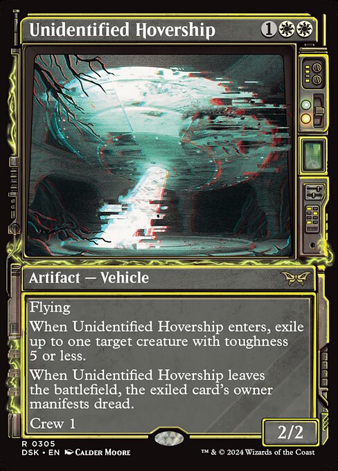 Unidentified Hovership (Showcase) - Duskmourn: House of Horror - R - 305