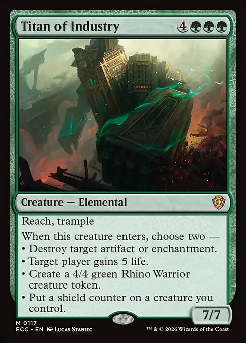 Titan of Industry - Commander: Lorwyn Eclipsed - M - 117