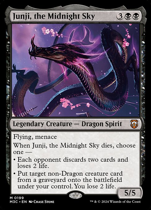 Junji, the Midnight Sky - Commander: Modern Horizons 3 - M - 199