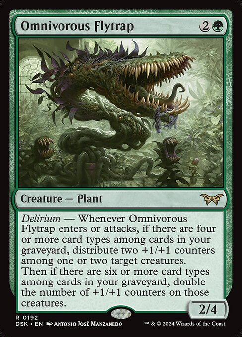 Omnivorous Flytrap - Duskmourn: House of Horror - R - 192