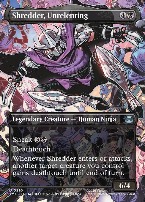 Shredder, Unrelenting (Borderless) - Teenage Mutant Ninja Turtles - U - 210