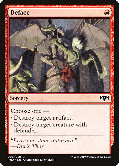 Deface - Ravnica Allegiance - C - 98