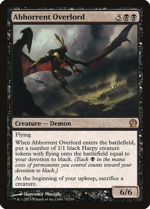 Abhorrent Overlord - Prerelease Cards - R - 75
