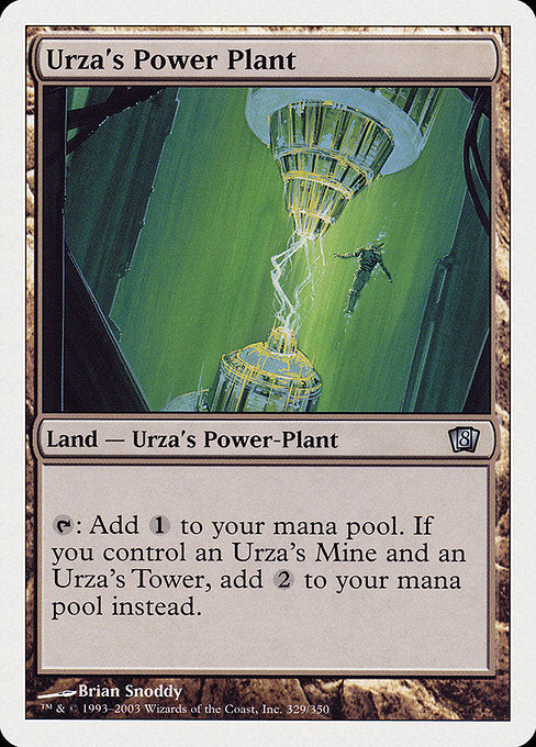 Urza's Power Plant - 8th Edition - U - 329