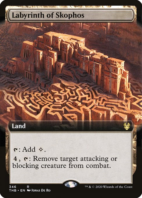 Labyrinth of Skophos (Extended Art) - Theros Beyond Death - R - 346