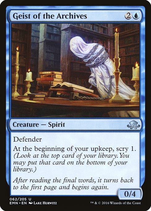 Geist of the Archives - Eldritch Moon - U - 62