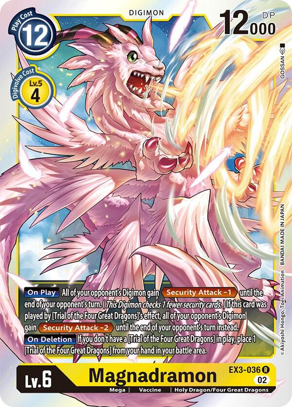 Magnadramon - Draconic Roar - Rare - EX3-036 R