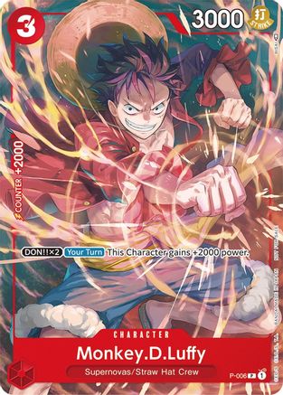 Monkey.D.Luffy - P-006 (Tournament Pack Vol. 1) - One Piece Promotion Cards - PR - P-006