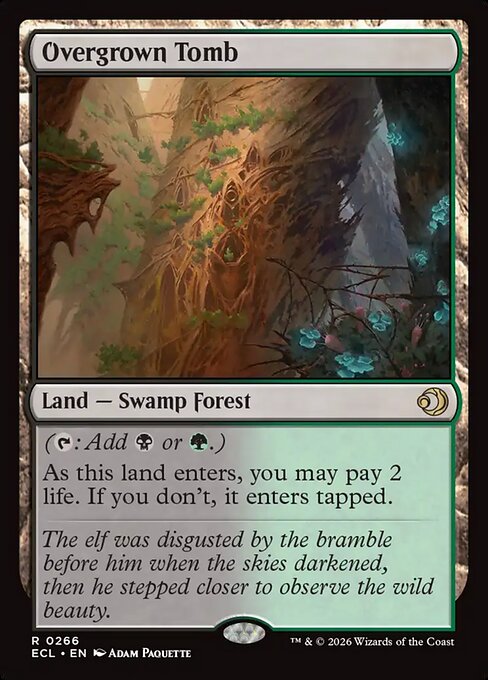 Overgrown Tomb - Lorwyn Eclipsed - R - 266