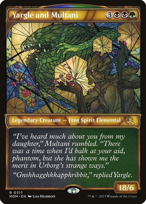 Yargle and Multani (Showcase) - March of the Machine - R - 317