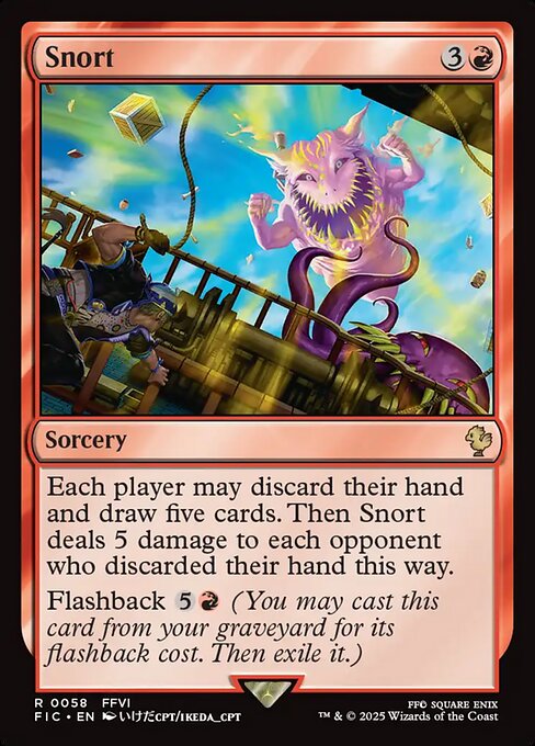 Snort (Surge Foil) - Commander: FINAL FANTASY - R - 58