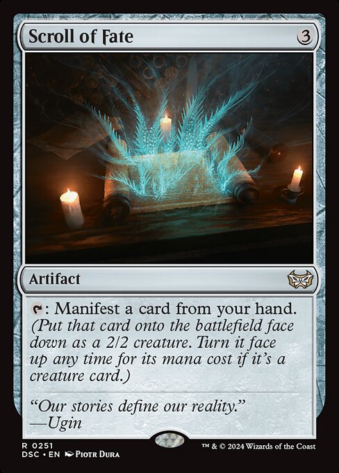 Scroll of Fate - Commander: Duskmourn: House of Horror - R - 251