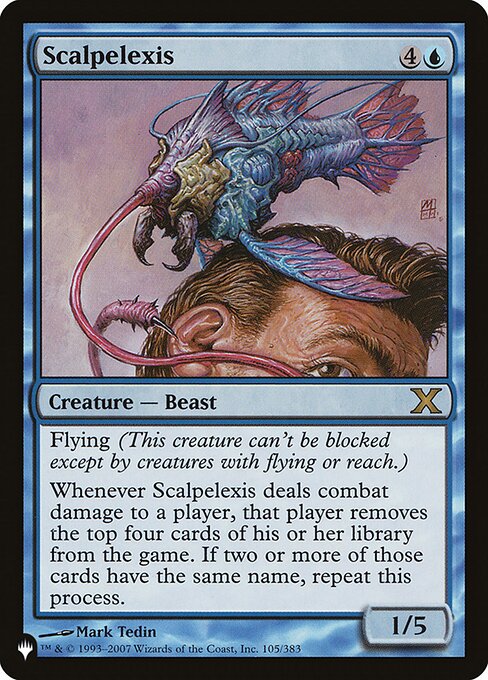 Scalpelexis - The List Reprints - R - 105/383