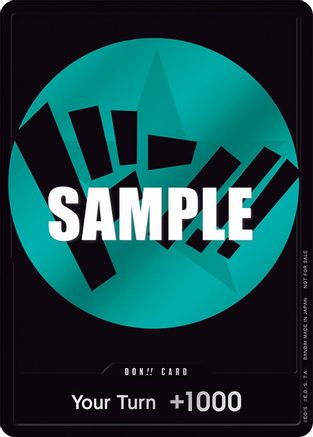 DON!! Card (Teal) - One Piece Promotion Cards - PR