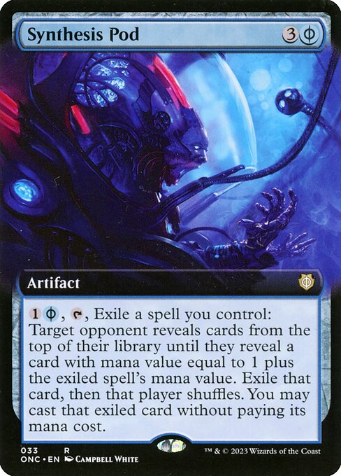 Synthesis Pod (Extended Art) - Commander: Phyrexia: All Will Be One - R - 33