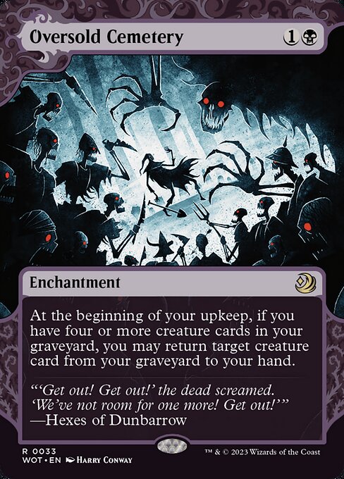 Oversold Cemetery - Wilds of Eldraine: Enchanting Tales - R - 33