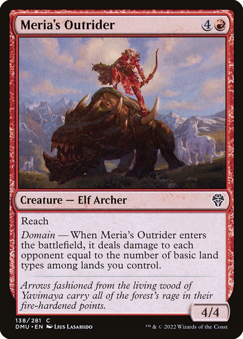 Meria's Outrider - Dominaria United - C - 138