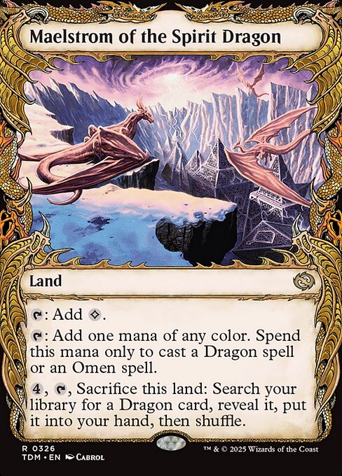 Maelstrom of the Spirit Dragon (Showcase) - Tarkir: Dragonstorm - R - 326