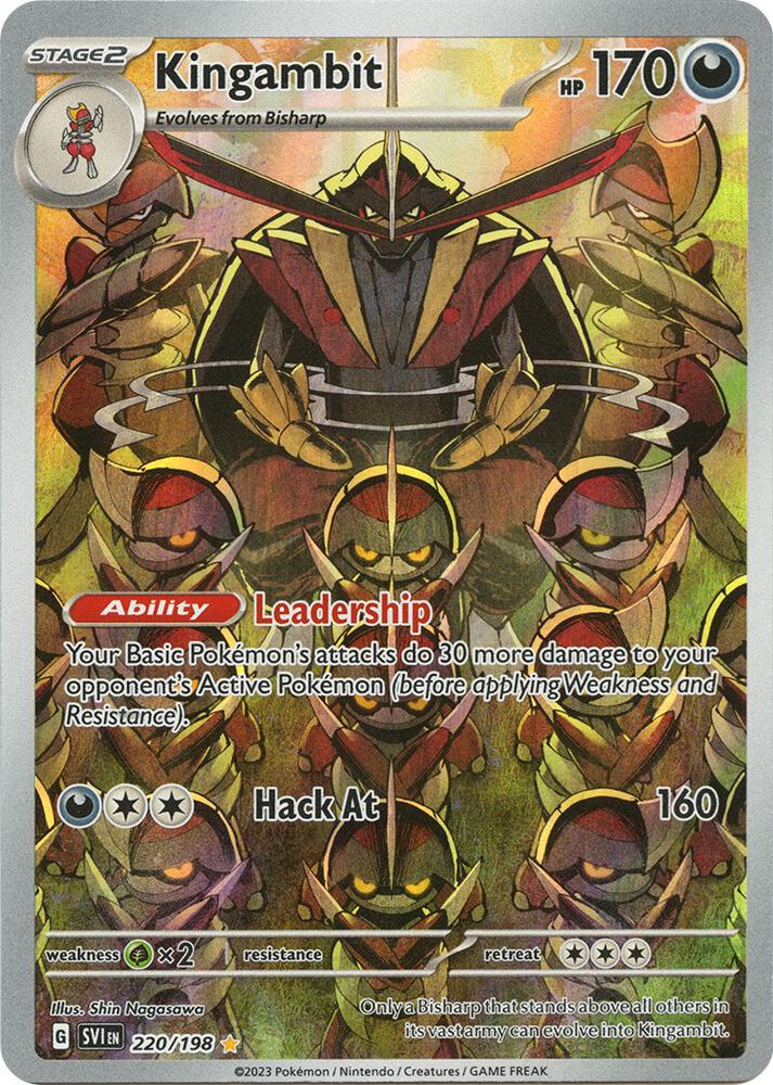 Kingambit - 220/198 - SV01: Scarlet & Violet Base Set - Illustration Rare - 220/198