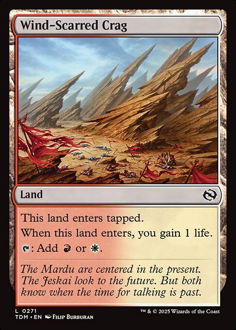 Wind-Scarred Crag - Tarkir: Dragonstorm - L - 271