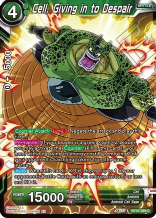 Cell, Giving in to Despair - Wild Resurgence - Common - BT21-089