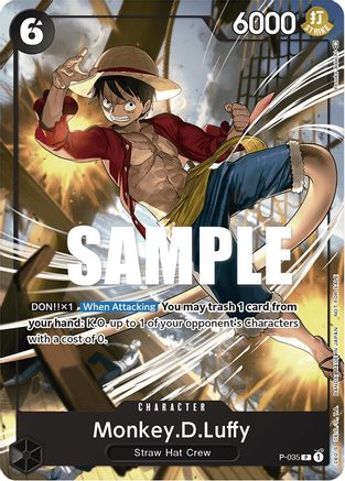 Monkey.D.Luffy (Pirates Party Vol. 3) - One Piece Promotion Cards - PR - P-035
