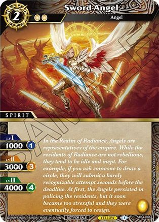 Sword Angel (Championship Pack 2023 Vol. 1) - Battle Spirits Saga Promo Cards - Promo - ST01-006