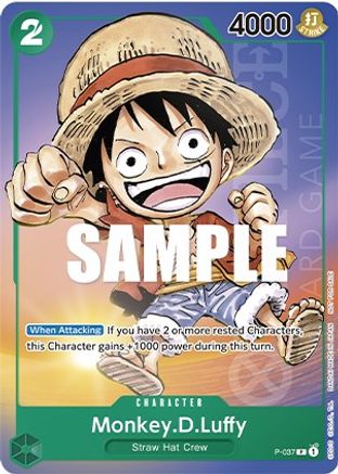 Monkey.D.Luffy (Anime Expo 2023) - One Piece Promotion Cards - PR - P-037