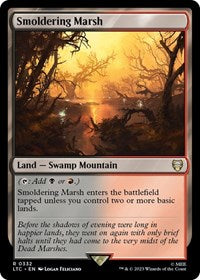 Smoldering Marsh - Commander: The Lord of the Rings: Tales of Middle-earth - R - 332