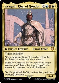 Aragorn, King of Gondor - Commander: The Lord of the Rings: Tales of Middle-earth - M - 5