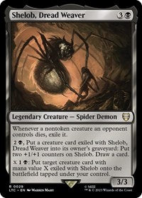 Shelob, Dread Weaver - Commander: The Lord of the Rings: Tales of Middle-earth - R - 29