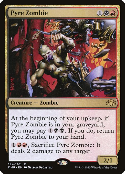 Pyre Zombie - Dominaria Remastered - R - 194