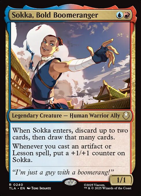 Sokka, Bold Boomeranger - Avatar: The Last Airbender - R - 240