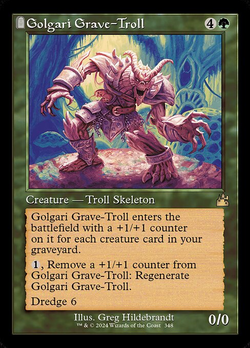 Golgari Grave-Troll (Retro Frame) - Ravnica Remastered - R - 348