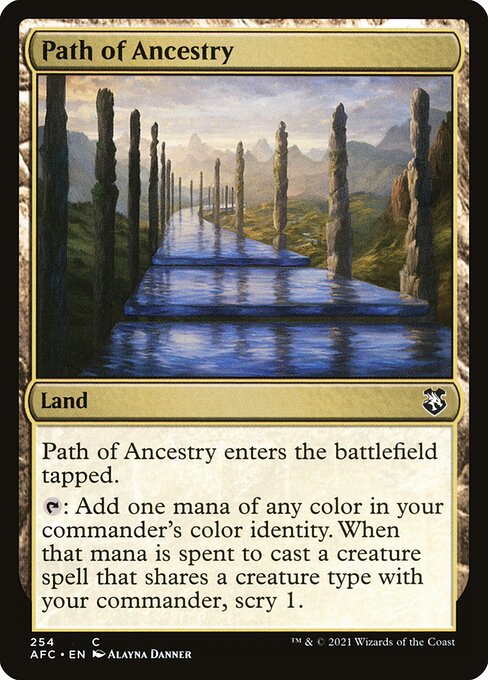 Path of Ancestry (Surge Foil) - Commander: Marvel Super Heroes - C - 254
