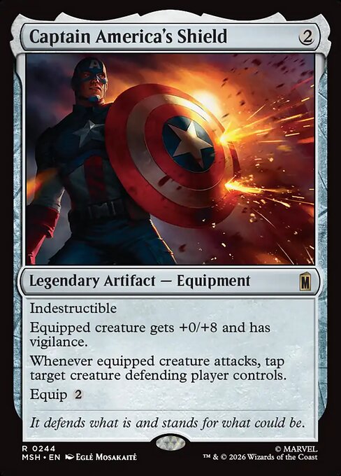 Captain America's Shield - Marvel Super Heroes - R - 244