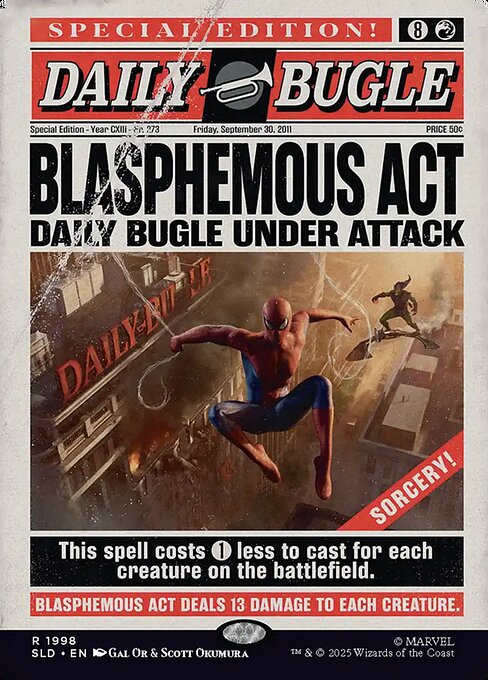 Blasphemous Act (1998) - Secret Lair Drop Series - R - 1998