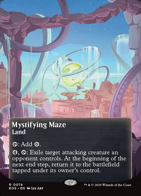 Mystifying Maze (0074) (Borderless) - Edge of Eternities: Stellar Sights - R - 74