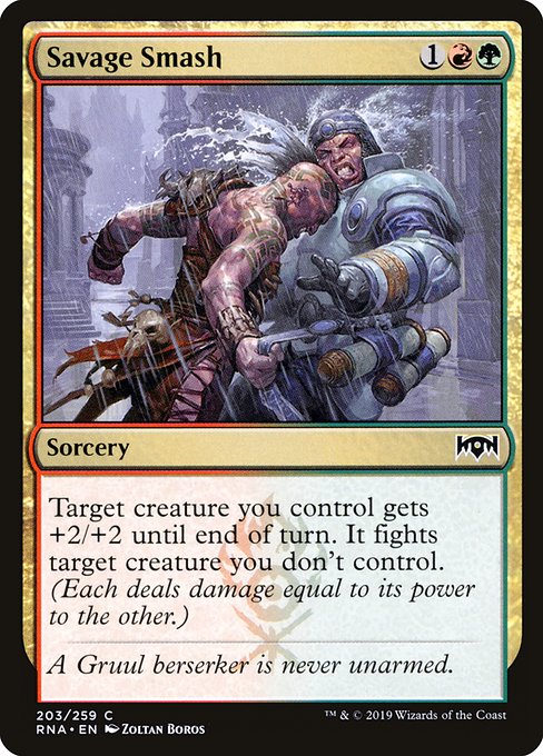 Savage Smash - Ravnica Allegiance - C - 203